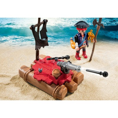 PLAYMOBIL - Valisette Pirates - Garçon - Canon et projectiles - 22 pièces -  A partir de 4 ans