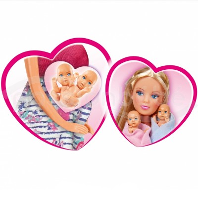 Steffi Love Bienvenue bébé poupée enceinte - Peluches, poupées et